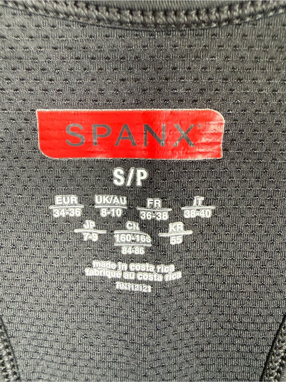 SPAnX Peplum Top Black size S padded - Picture 3 of 5